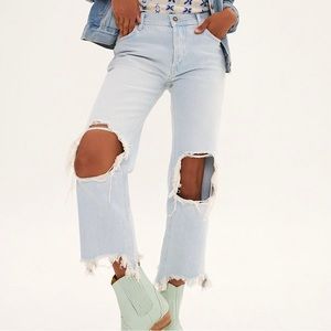 Free People - Maggie Mid Rise Straight Leg Jean